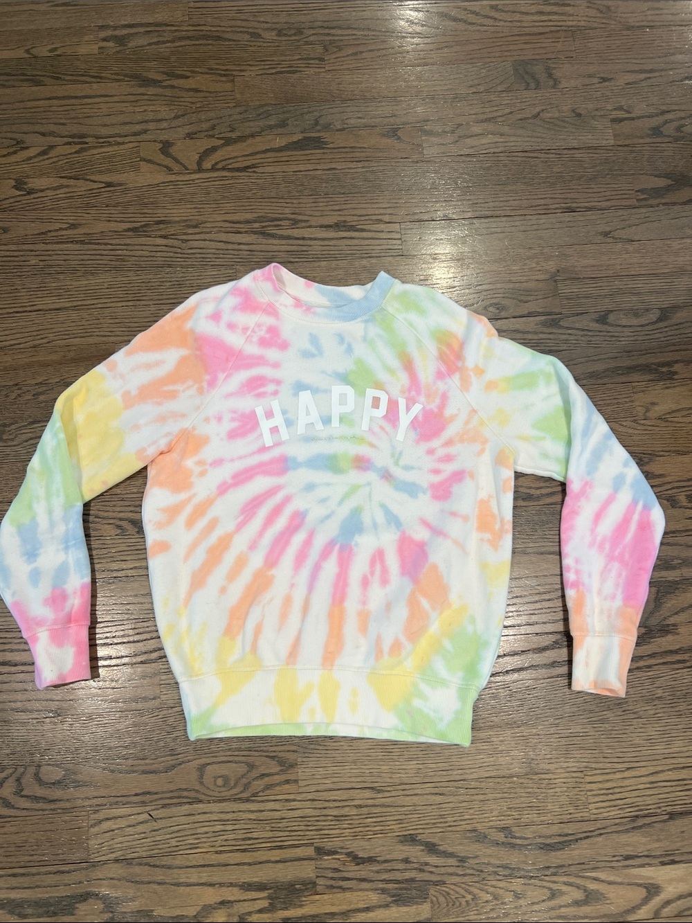 Spiritual Gangster Tie Dyed Happy Sweatshirt
